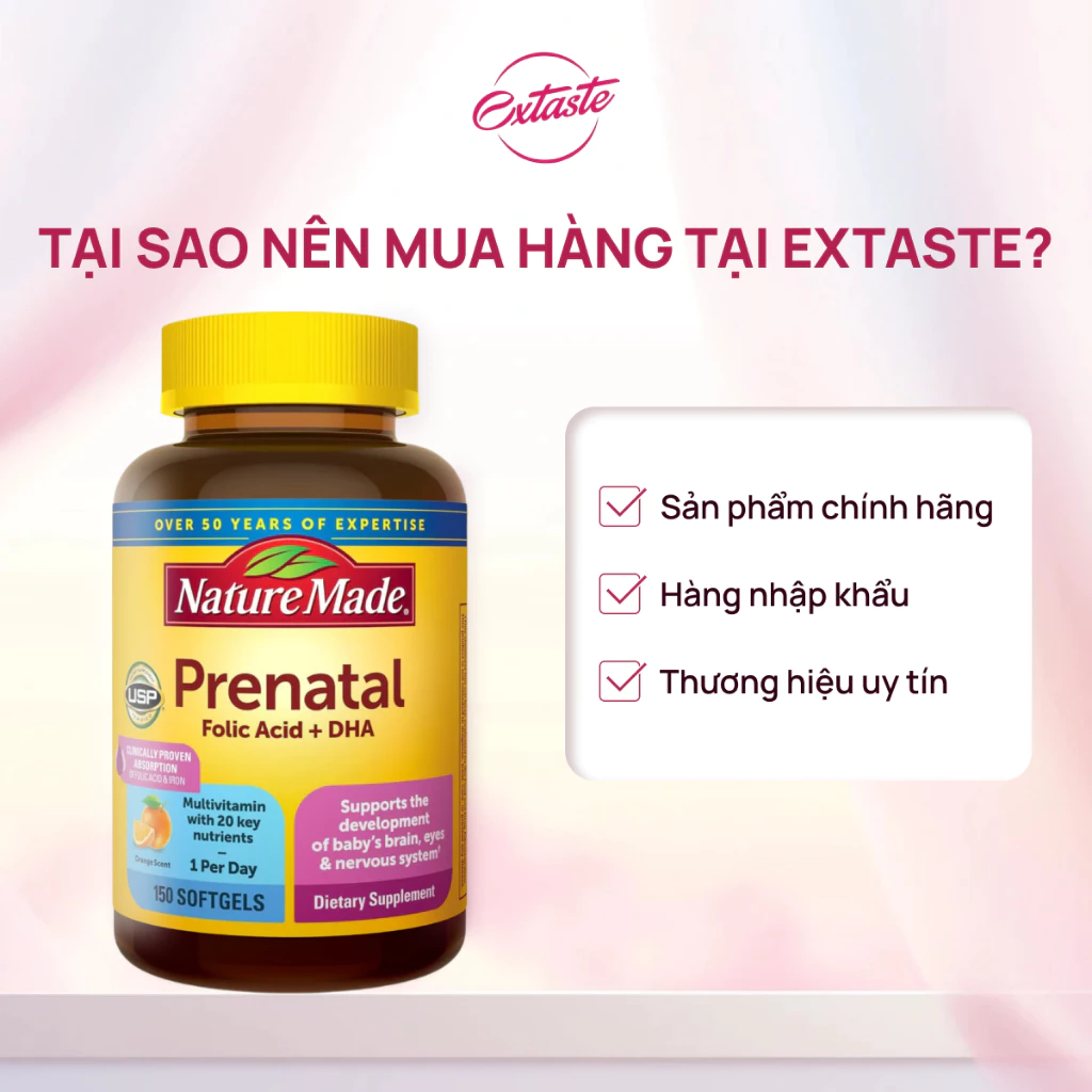 Vitamin bầu Nature Made Prenatal