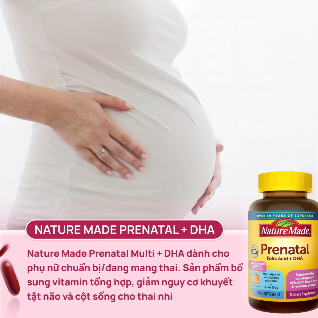 Vitamin bầu Nature Made Prenatal