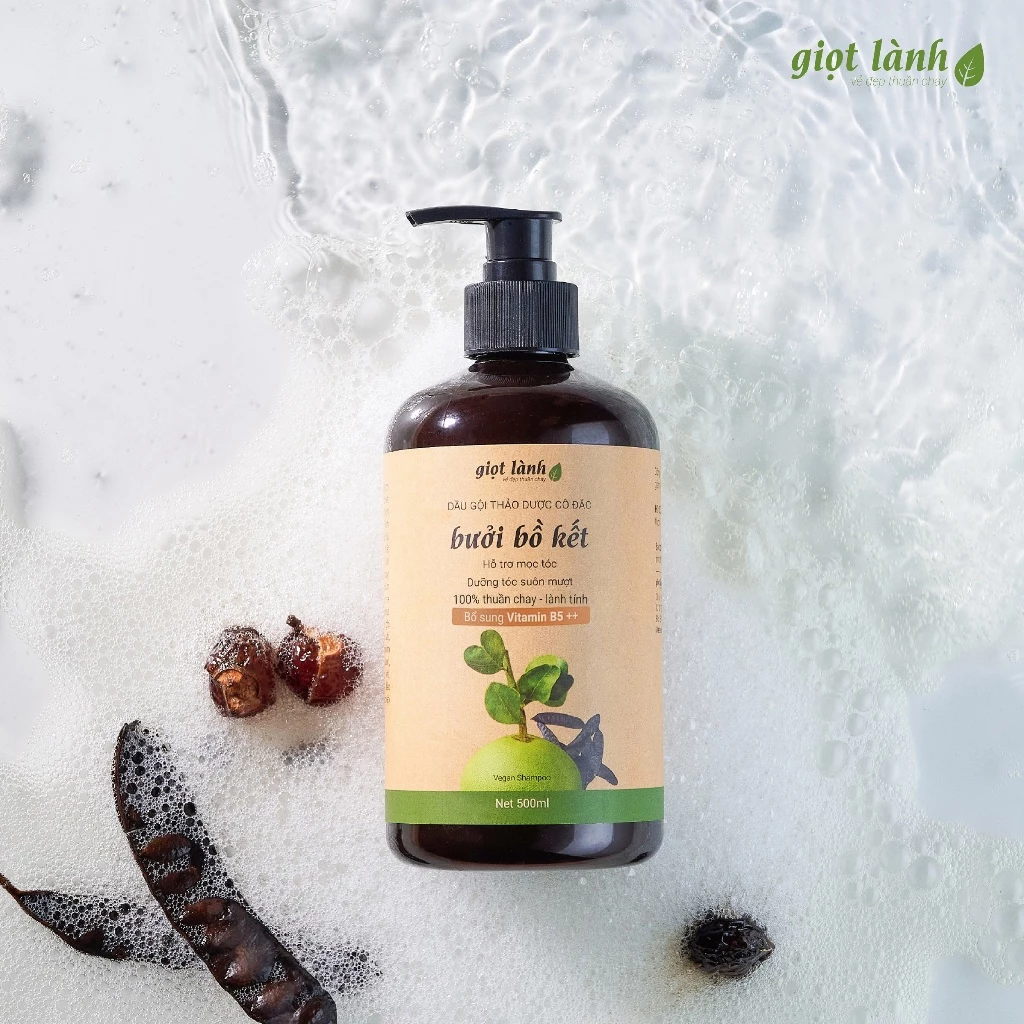 Dầu gội bồ kết-bưởi