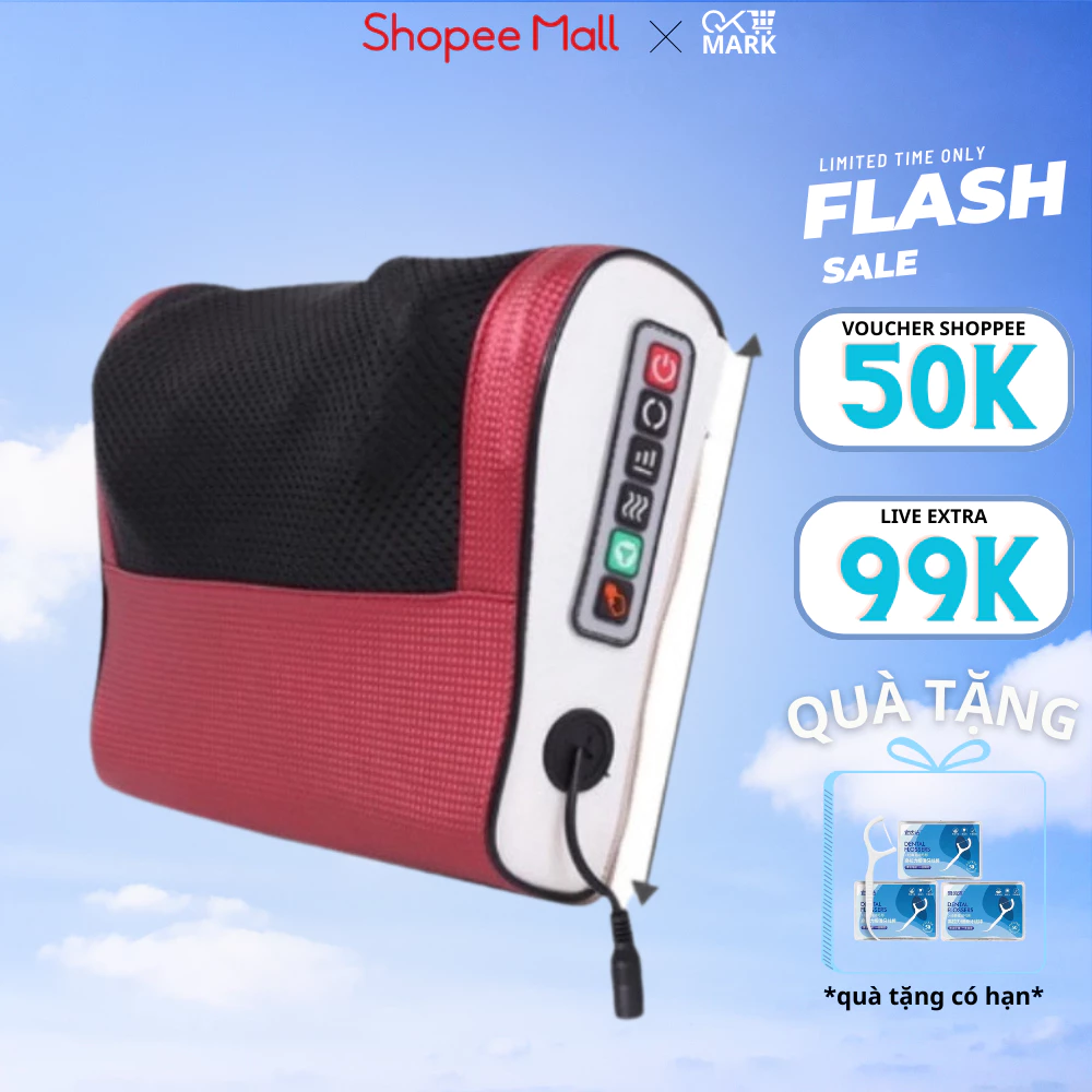 gối massage cổ vai gáy