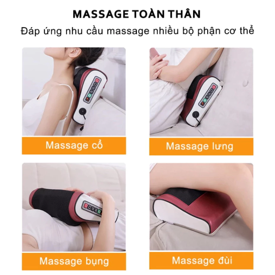 gối massage cổ vai gáy