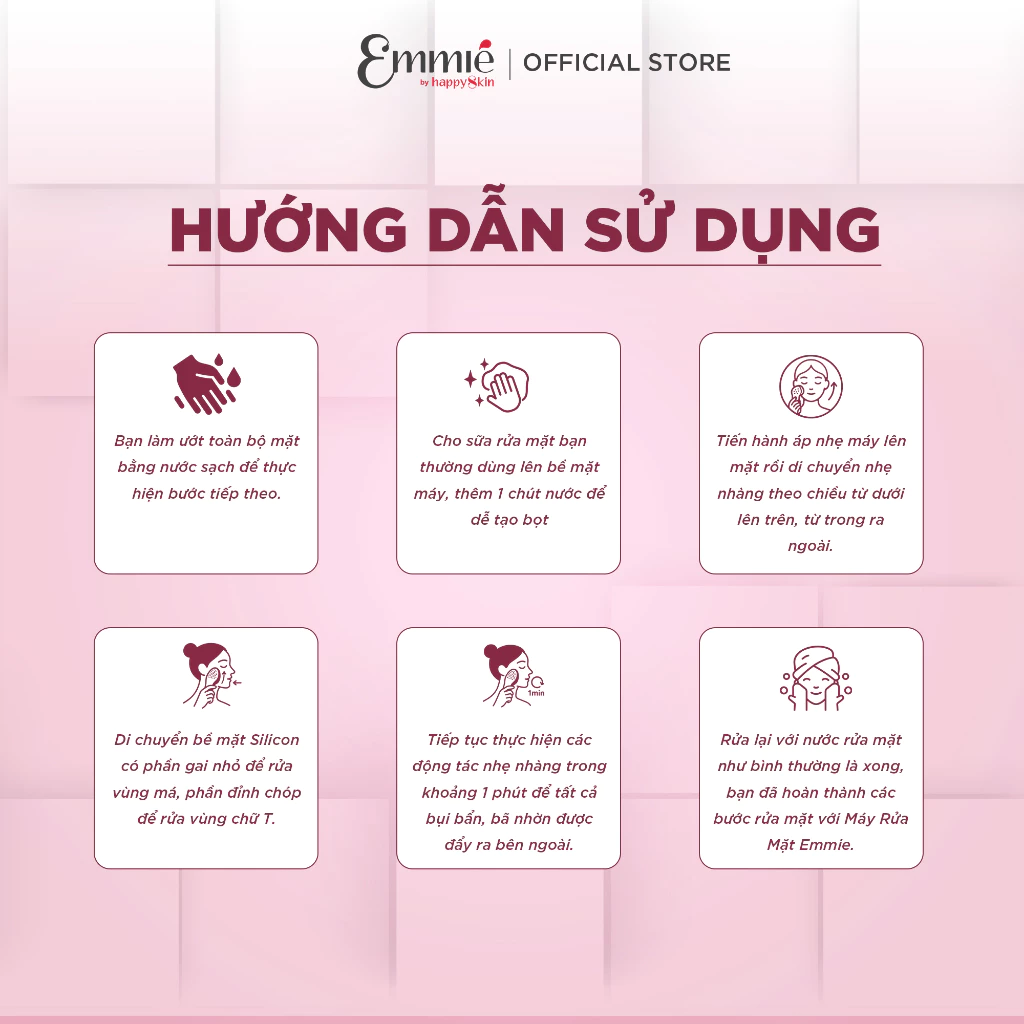 Máy rửa mặt Emmié