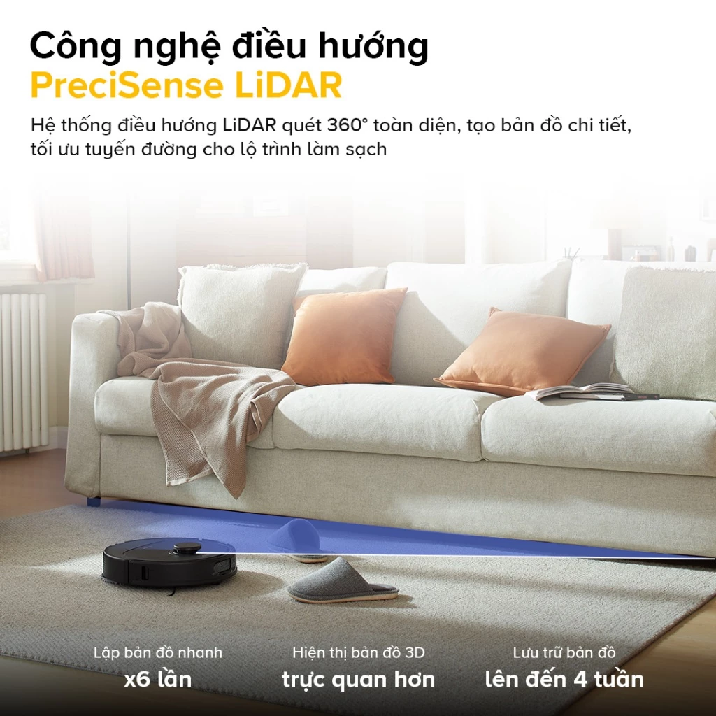 Robot hút bụi lau nhà