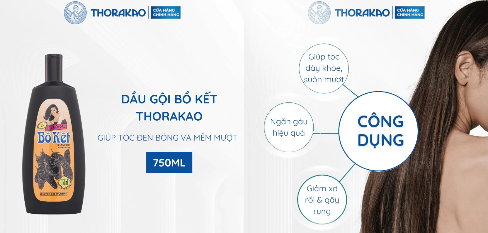 Dầu Gội Bồ Kết Thorakao
