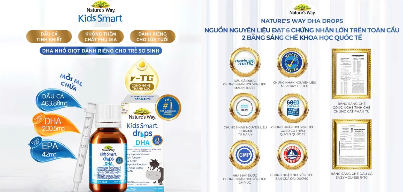 Nature's Way Kids Smart Drops DHA