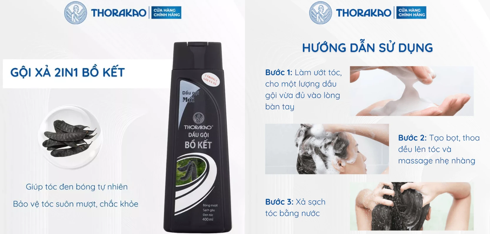 Dầu Gội Bồ Kết Thorakao