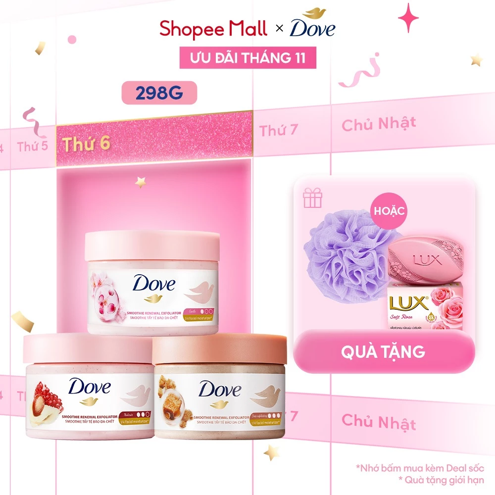 Smoothie tẩy tế bào chết Dove