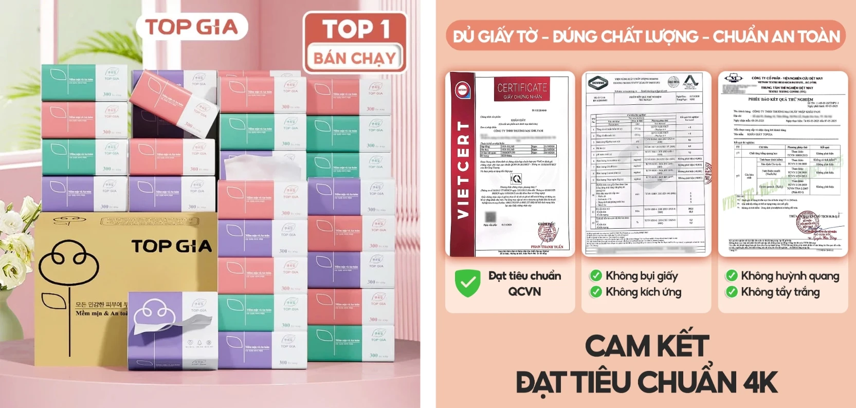 giấy ăn rút Topgia