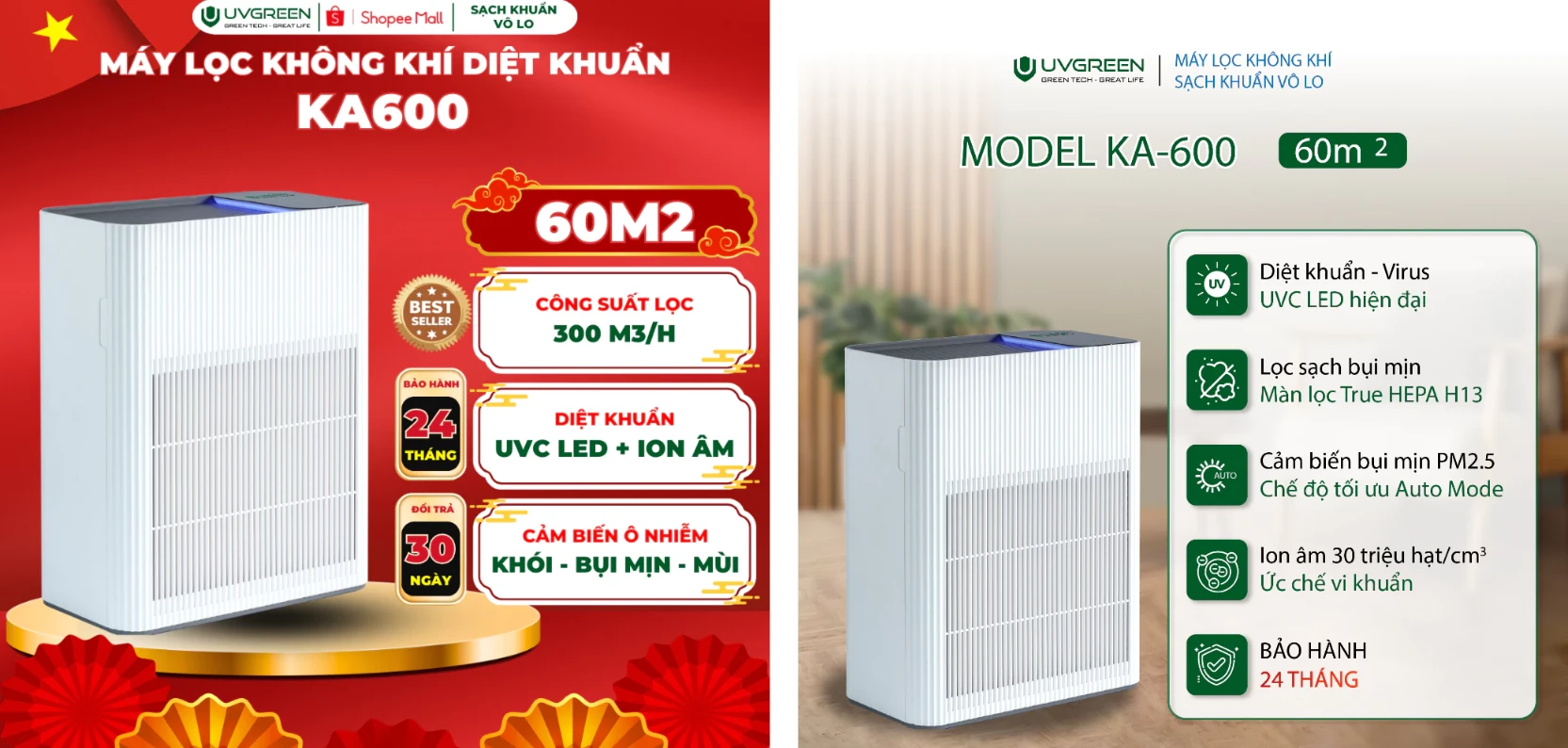 Máy Lọc Không Khí UVGREEN