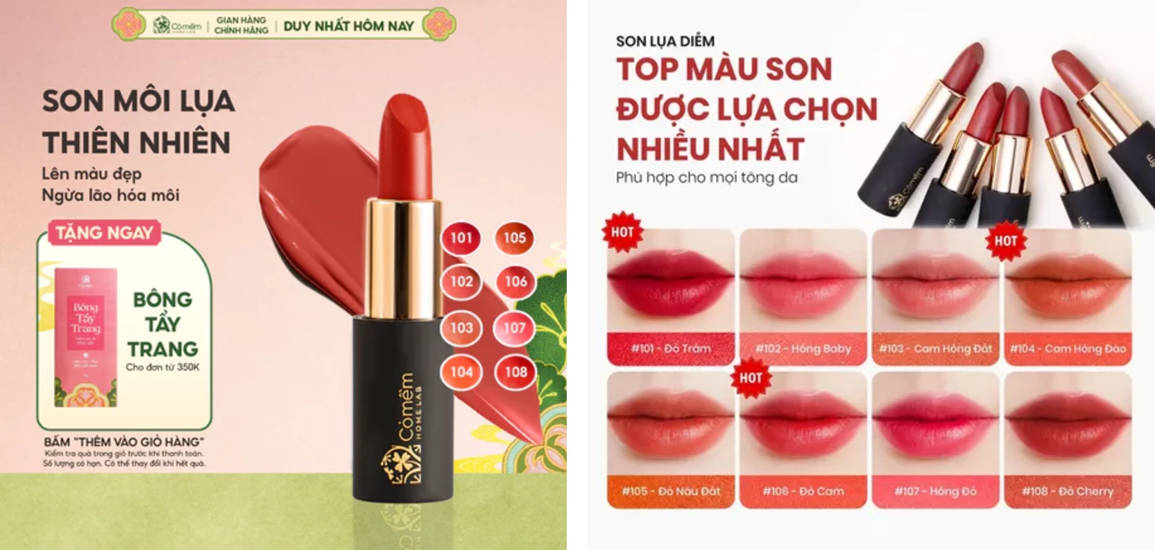 Son Môi Lụa Cỏ Mềm