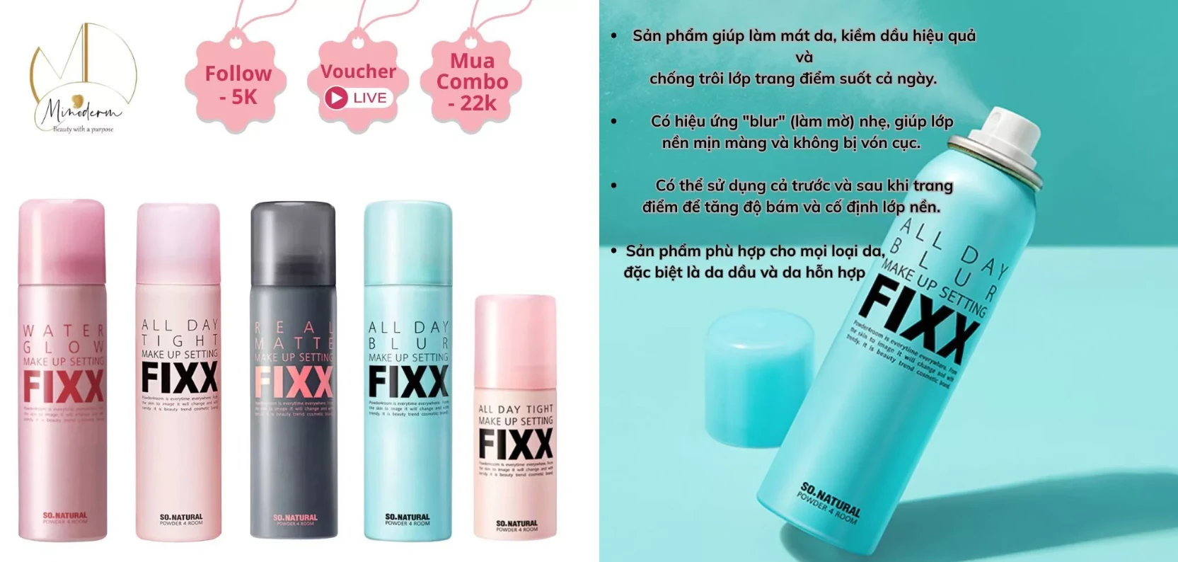 Xịt Khóa nền Fixx
