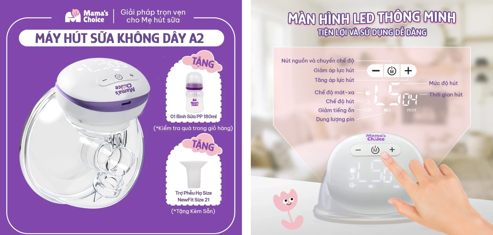 máy hút sữa Mama's Choice