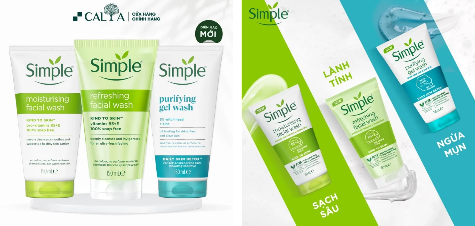 Sữa Rửa Mặt Simple