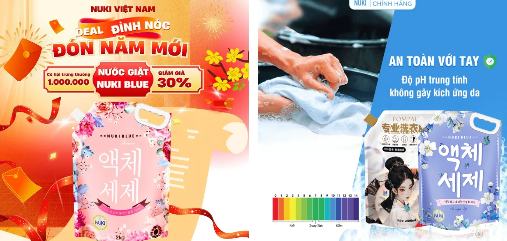 Nước Giặt Hàn Quốc