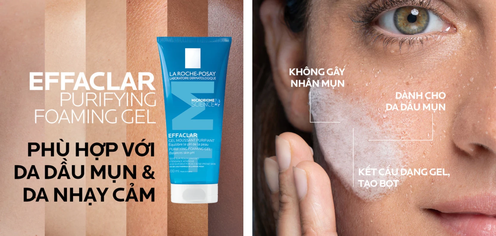 sữa rửa mặt La Roche Posay