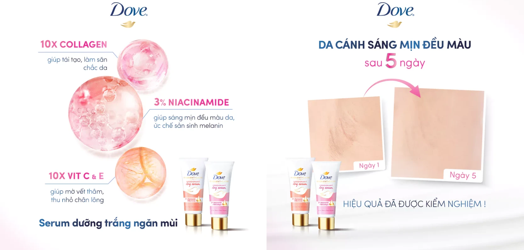 Serum dưỡng sáng khử mùi Dove