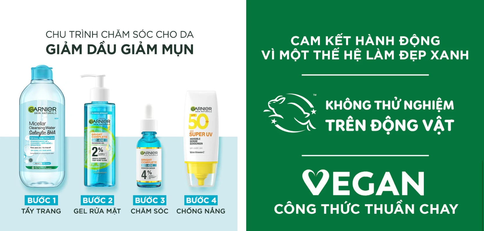 Serum Garnier trị mụn