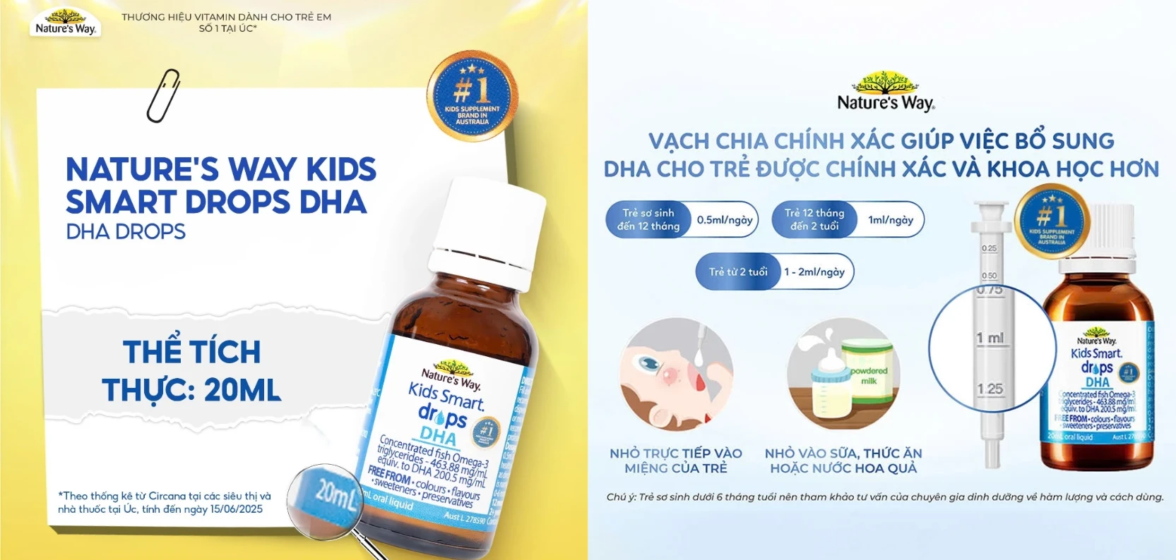 Nature's Way Kids Smart Drops DHA