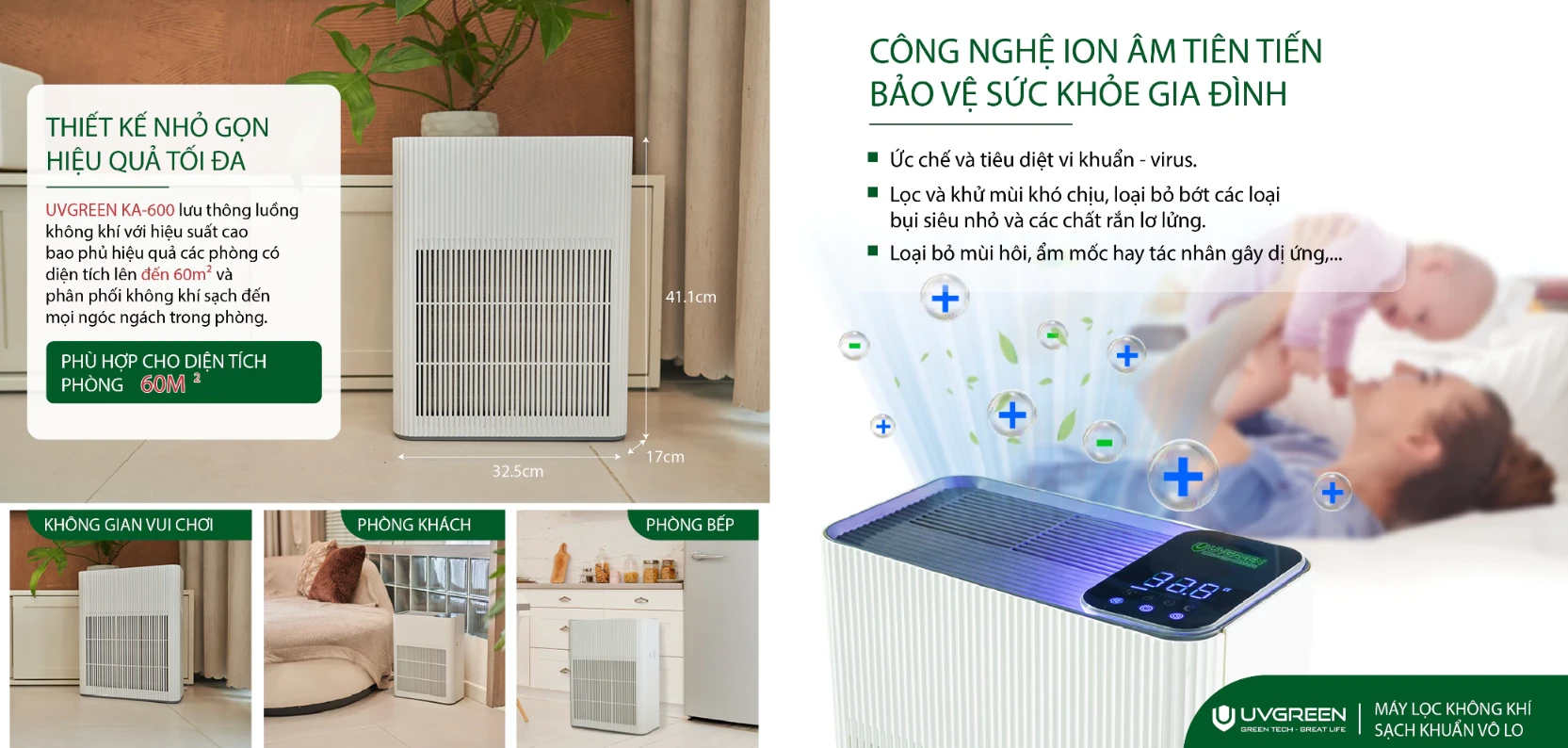 Máy Lọc Không Khí UVGREEN
