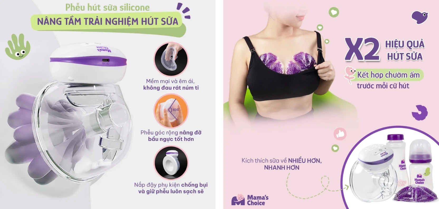 máy hút sữa Mama's Choice