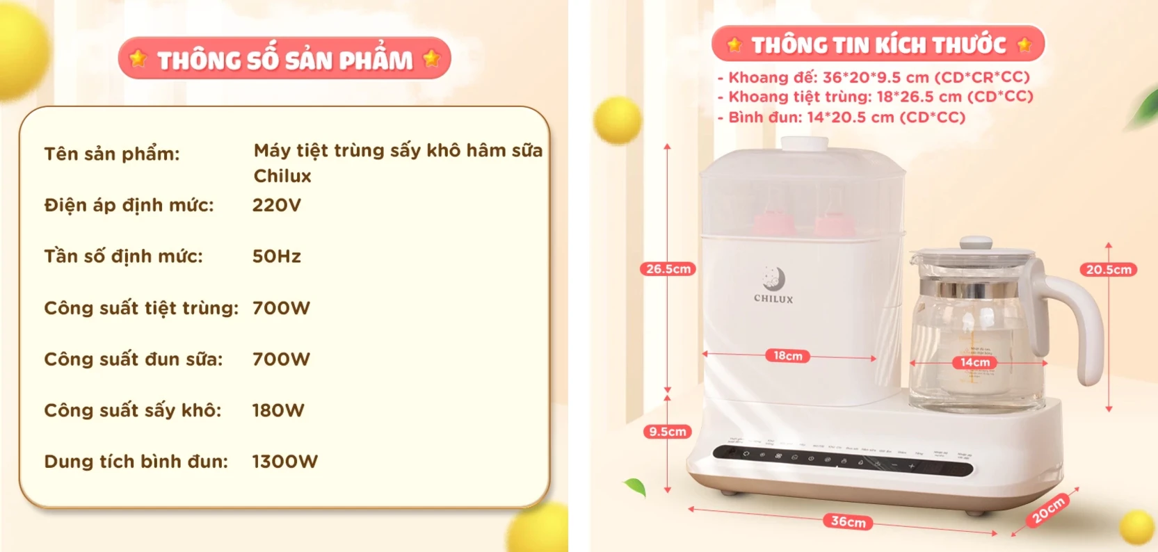 máy tiệt trùng Chilux C1