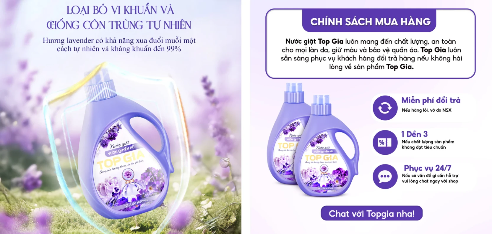 nước giặt TopGia