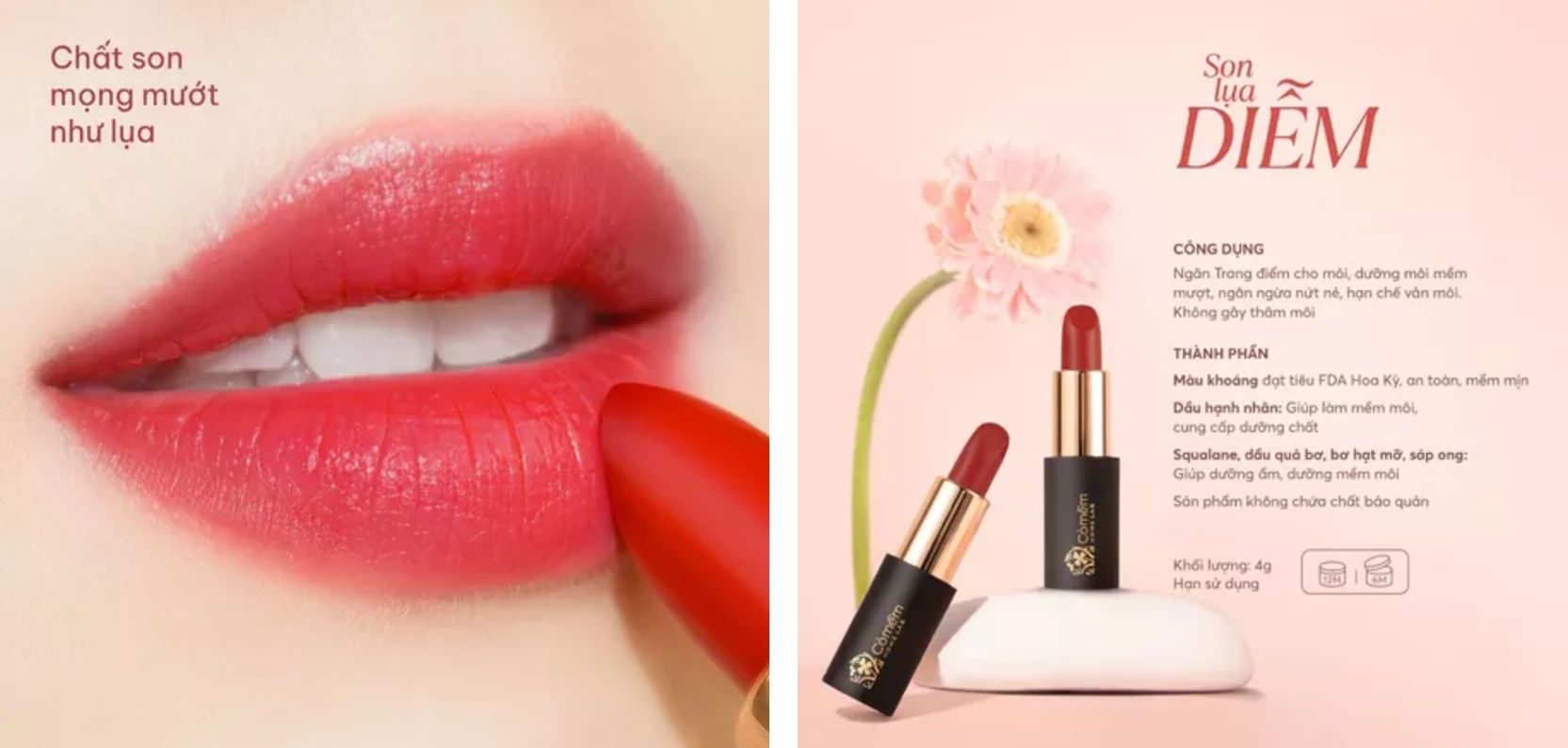 Son Môi Lụa Cỏ Mềm