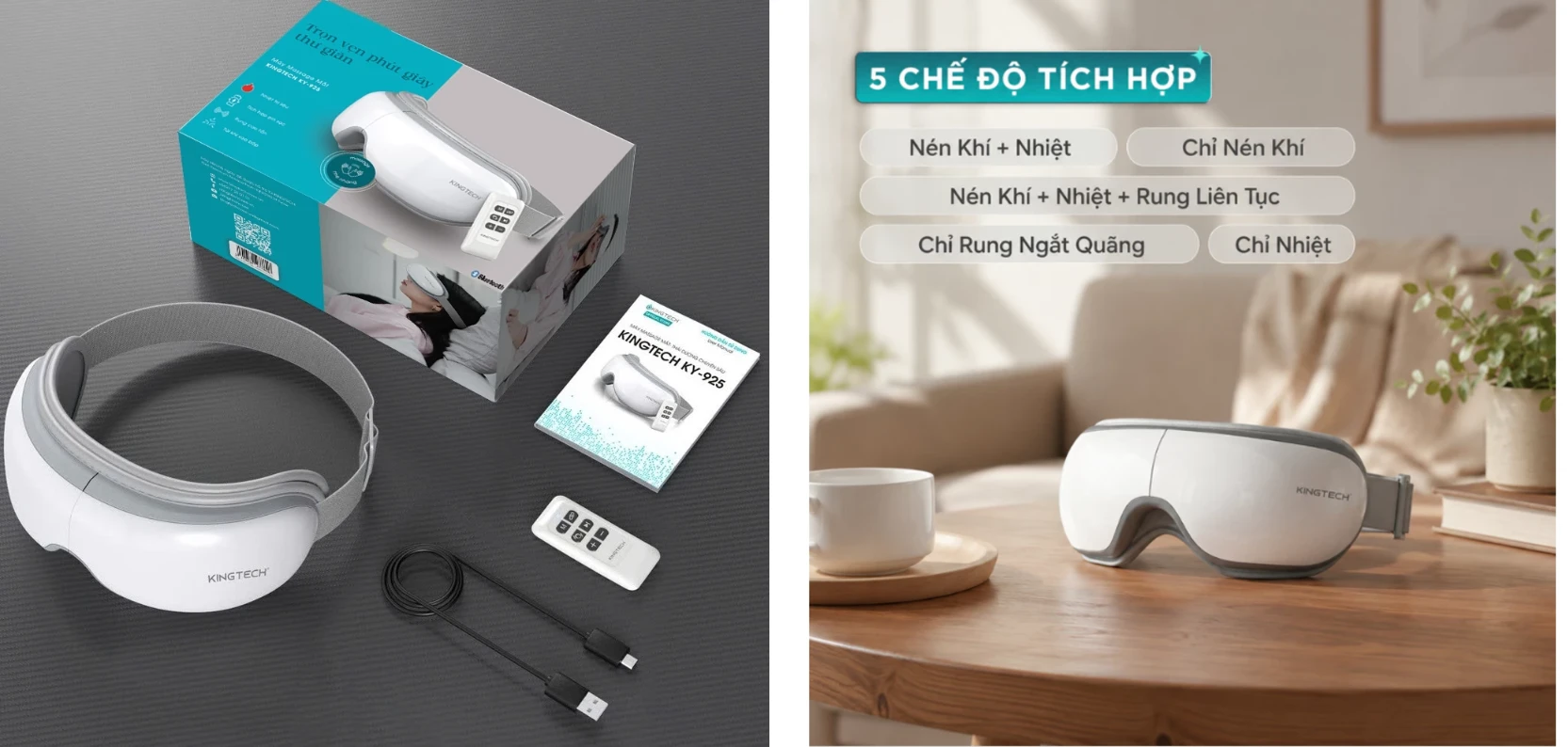 máy massage mắt KINGTECH