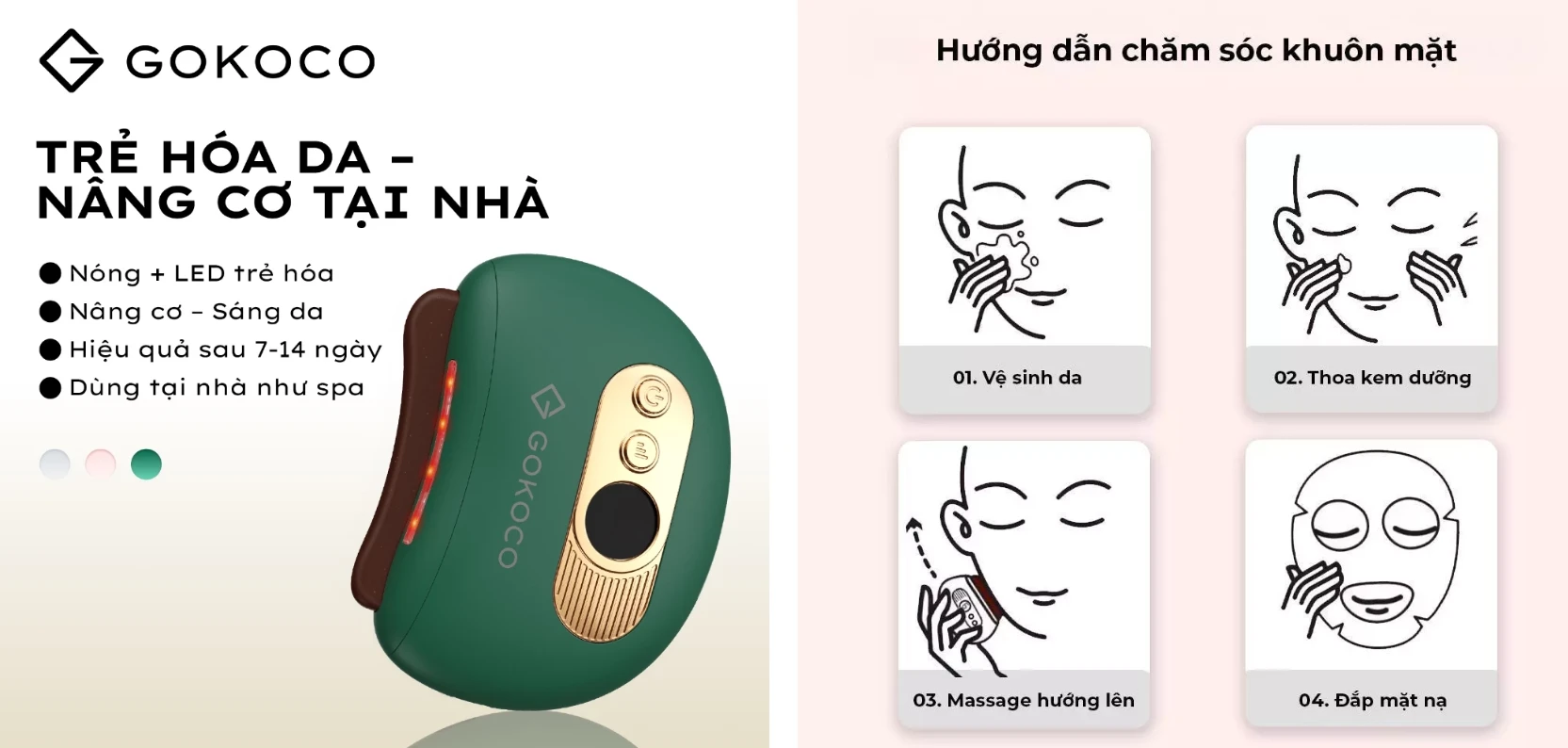 máy massage mặt GOKOCO